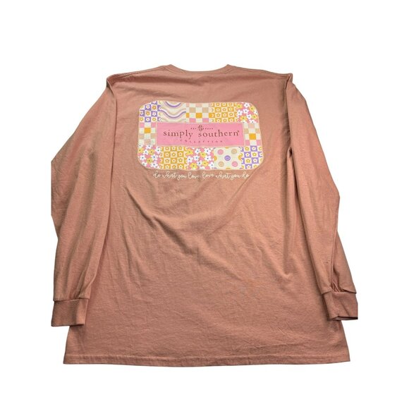 Simply Southern Collection Womens Long Sleeve T-Shirt Size Large Cotton - Picture 5 of 8